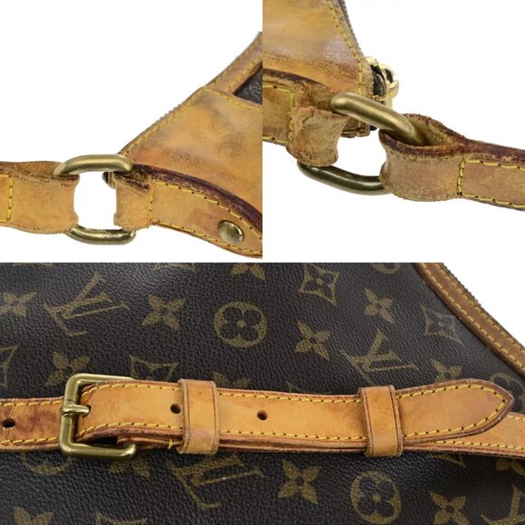 LOUIS VUITTON Odeon PM Shoulder Bag Monogram Leather Brown Spain M56390 31YF088 - Picture 6 of 16